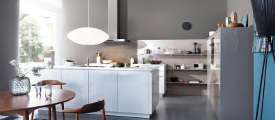 Minimál-retro konyha - konyha / étkező ötlet, modern stílusban