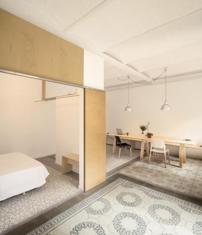 Minden egy légtérben - konyha / étkező ötlet, modern stílusban