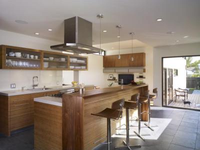 Modern fa konyha - konyha / étkező ötlet, modern stílusban