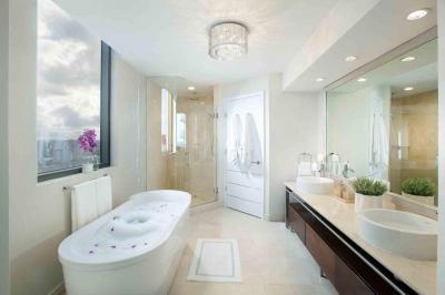 Luxus fürdőszoba - fürdő / WC ötlet, modern stílusban