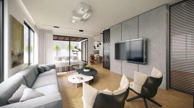 Látványos nappali - nappali ötlet, modern stílusban