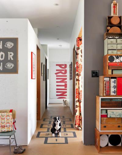 Retro és bohém - belső továbbiak ötlet