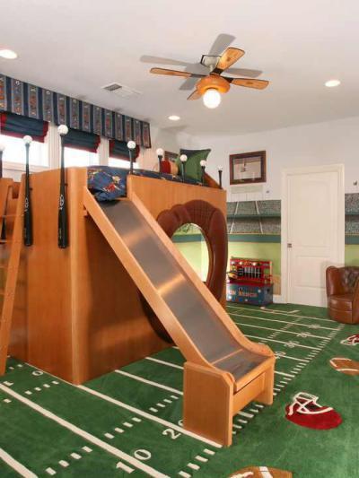 Sportpálya - gyerekszoba ötlet, modern stílusban