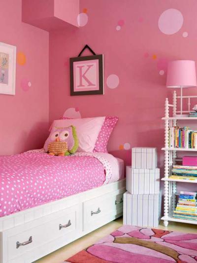 Rózsaszín álom - gyerekszoba ötlet, modern stílusban