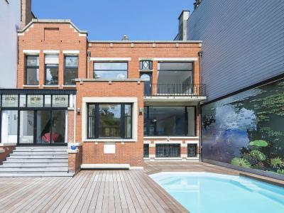 Vörös téglás ház - homlokzat ötlet