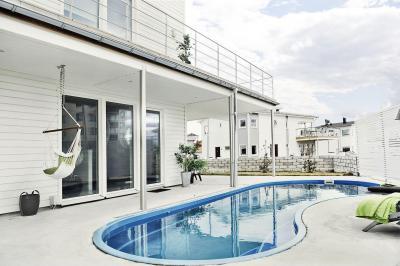 Skandináv ház - erkély / terasz ötlet