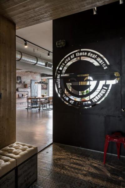 Loft térelválasztó - belső továbbiak ötlet, modern stílusban