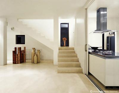 Konyha tolóajtóval - konyha / étkező ötlet, modern stílusban