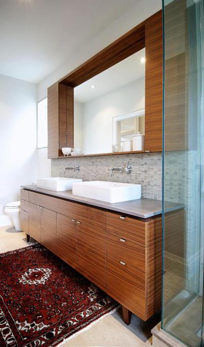 szőnyeg a fürdőben - fürdő / WC ötlet, modern stílusban