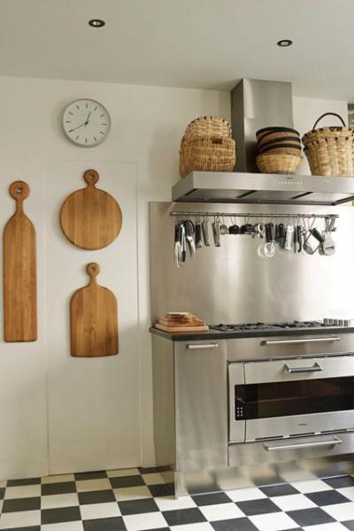 Inox konyhabútor - konyha / étkező ötlet, modern stílusban