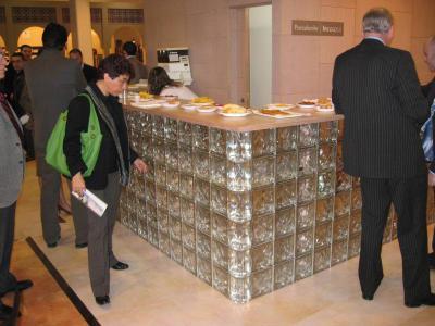 Információs pult 2. - belső továbbiak ötlet, modern stílusban