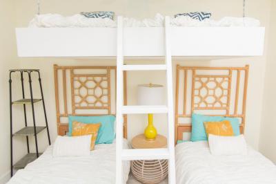 Dupla ágyas vendégháló - háló ötlet, modern stílusban