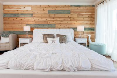 Padlóburkolat a falon IV. - háló ötlet, modern stílusban