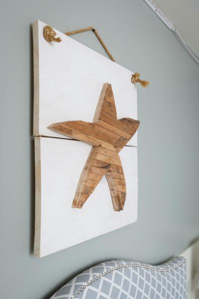 Dekoráció tengerész-stílusban - háló ötlet, modern stílusban