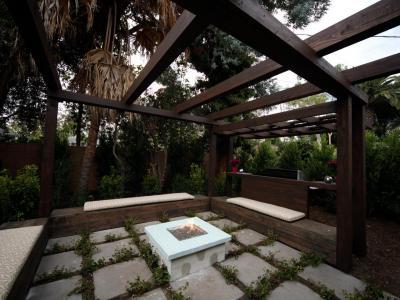 Kerti sütögető - külső továbbiak ötlet, modern stílusban