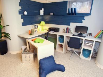 Dolgozóaszoba - dolgozószoba ötlet, modern stílusban