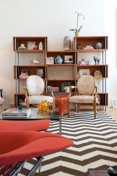 Eklektikus stílusú nappali - nappali ötlet