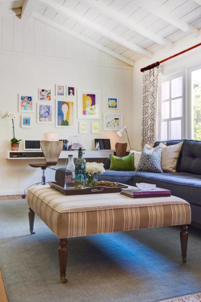 Klasszikus stílusú ottomán - nappali ötlet, klasszikus stílusban