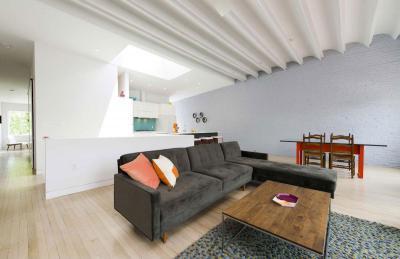 Letisztult enteriőr - nappali ötlet, modern stílusban