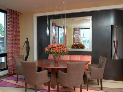 Színes étkező - konyha / étkező ötlet, modern stílusban