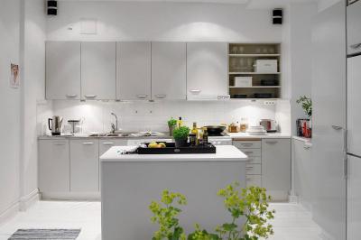 Skandináv konyha - konyha / étkező ötlet, modern stílusban