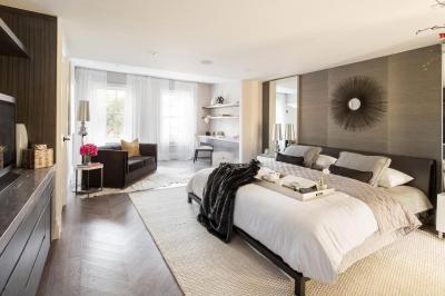 Tágas hálószoba - háló ötlet, modern stílusban