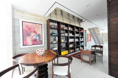 Meleg színek - nappali ötlet, modern stílusban