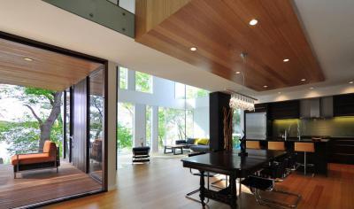 Tágas konyha - konyha / étkező ötlet, modern stílusban