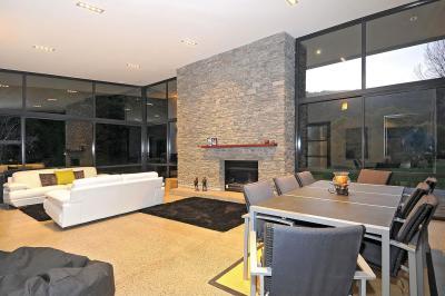 Nappali étkezővel - nappali ötlet, modern stílusban