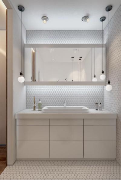 Egyszerű és szép - fürdő / WC ötlet, modern stílusban