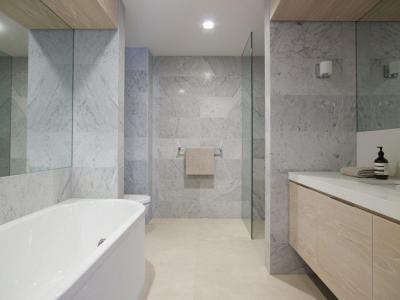 Világosan szép - fürdő / WC ötlet, modern stílusban