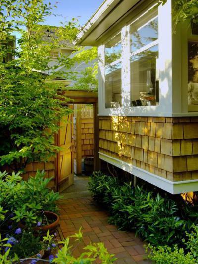 Fával borítva - bejárat ötlet