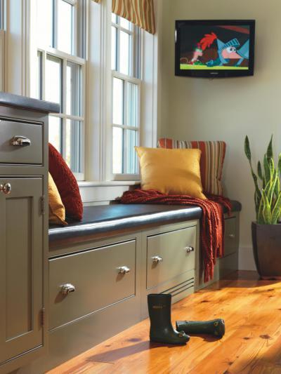 Csodás szürke előszobabútor - előszoba ötlet, modern stílusban