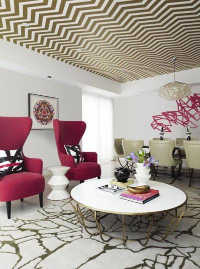 Fókuszban a mennyezet2 - konyha / étkező ötlet, modern stílusban