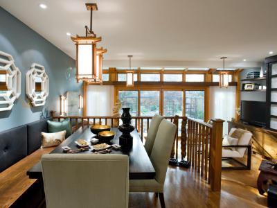 Étkező kis japán fűszerezéssel - konyha / étkező ötlet, modern stílusban