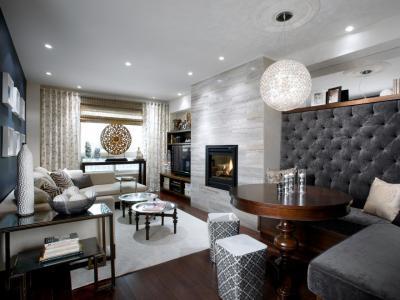 Szürke és fehér találkozása a nappaliban - nappali ötlet