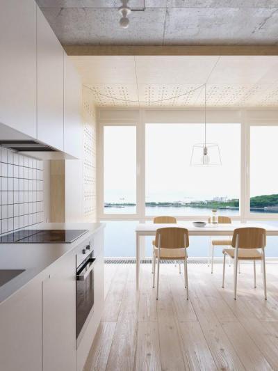 Minimál étkező - konyha / étkező ötlet