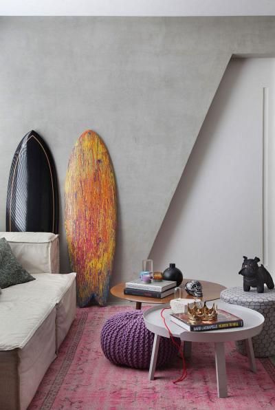 Különc dekorációk - nappali ötlet, modern stílusban