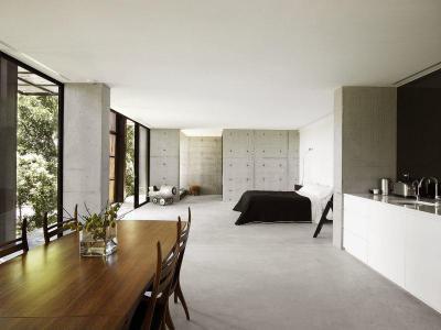 Nagy egybenyitott tér - belső továbbiak ötlet, modern stílusban