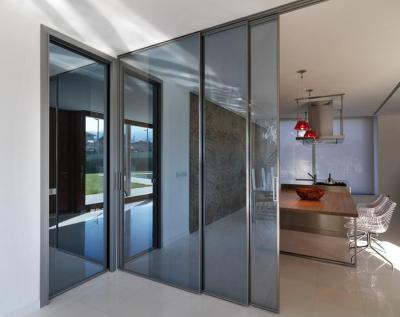 Tolóajtó - belső továbbiak ötlet, modern stílusban