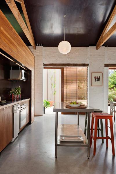 Loft hangulatban - konyha / étkező ötlet, modern stílusban