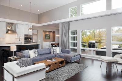 Industrial nappali - nappali ötlet, modern stílusban