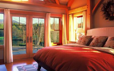 Tóra néző hálószoba - háló ötlet, modern stílusban