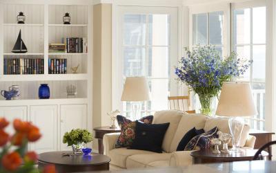 Tradicionális nappali - nappali ötlet, modern stílusban