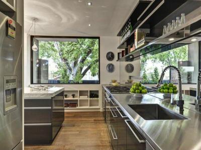 Óriási ablakok19 - konyha / étkező ötlet, modern stílusban