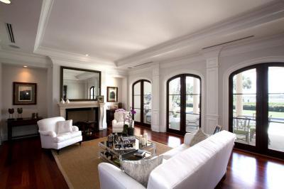 Amerikai terek - nappali ötlet, modern stílusban