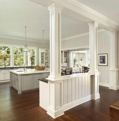 Allwhite konyha - konyha / étkező ötlet, modern stílusban