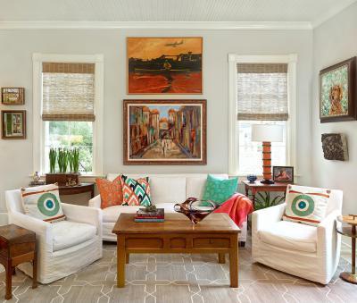 Hangulatos társalgó - belső továbbiak ötlet, modern stílusban