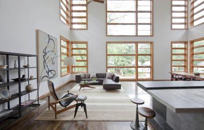 Tágas tér - nappali ötlet, modern stílusban