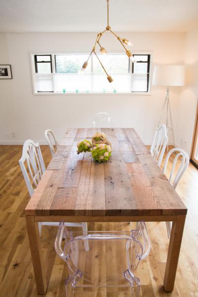 Modern rusztikus étkező - belső továbbiak ötlet